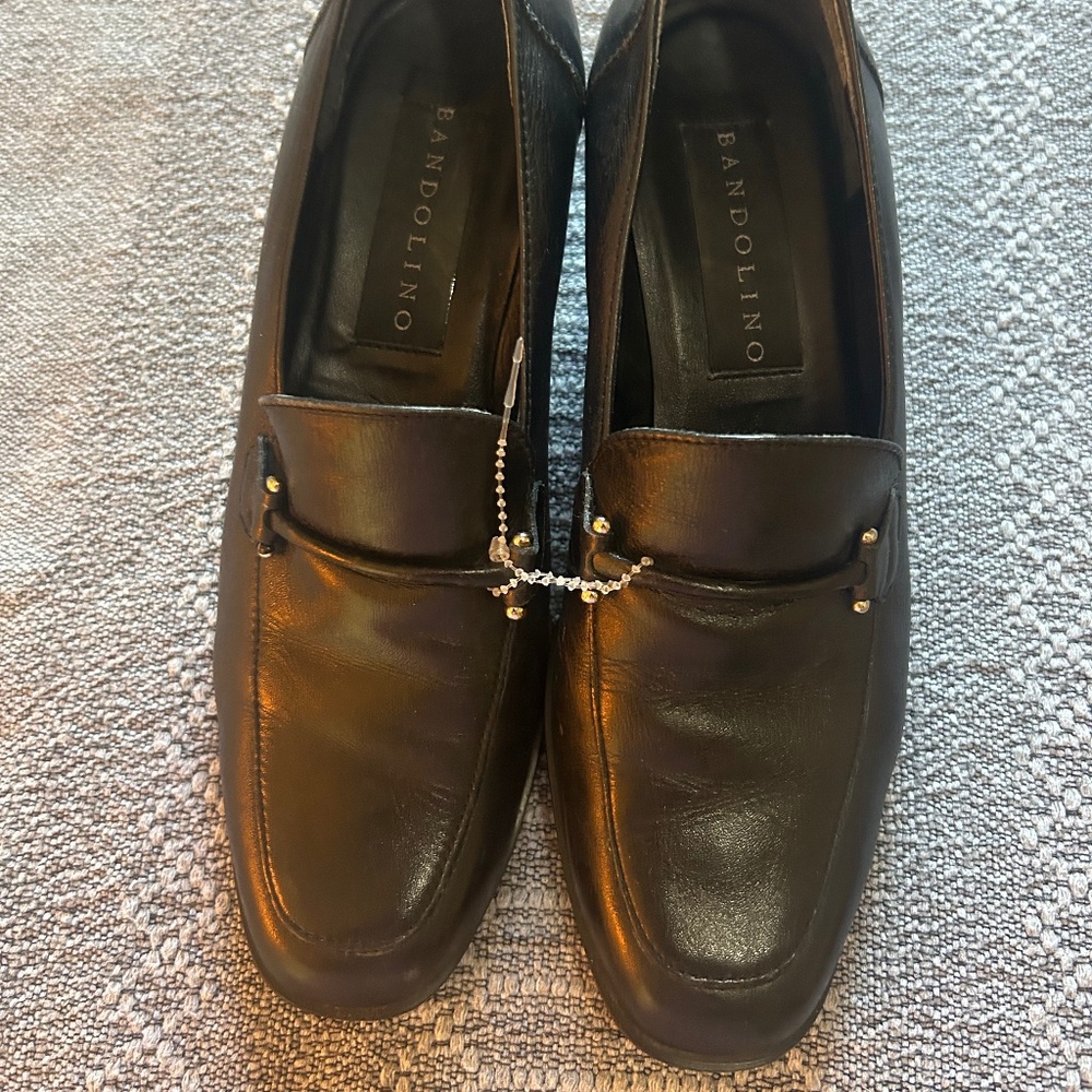 Vintage Black Patent Leather Loafers